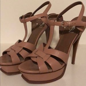 YSL Tribute T strap Sandal